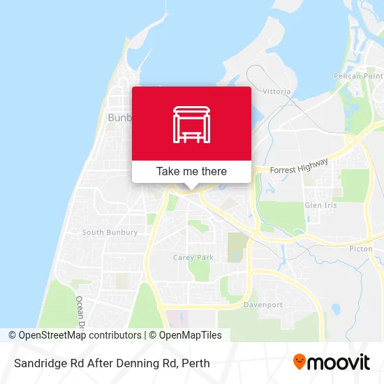 Mapa Sandridge Rd After Denning Rd