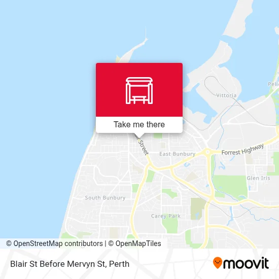 Mapa Blair St Before Mervyn St