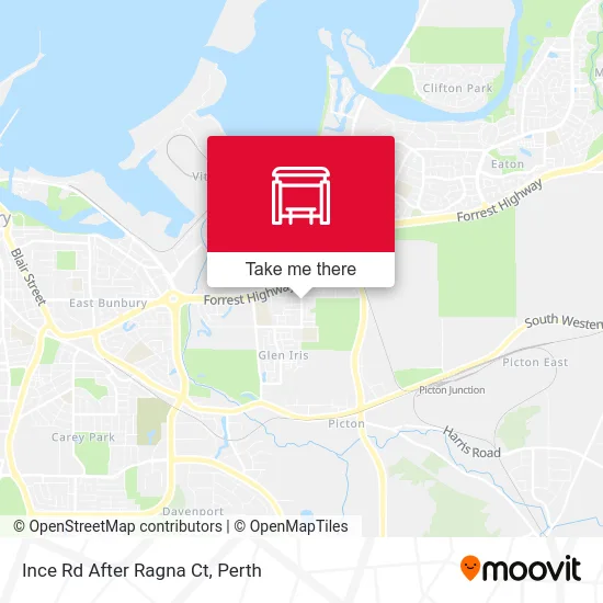 Mapa Ince Rd After Ragna Ct