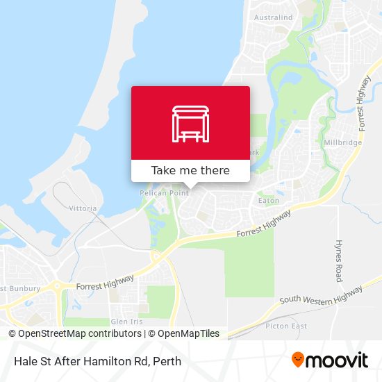 Hale St After Hamilton Rd map