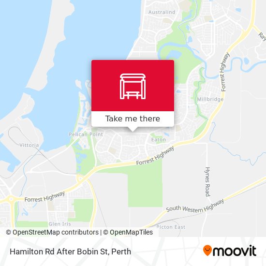 Hamilton Rd After Bobin St map