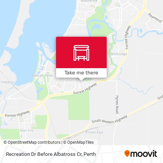 Recreation Dr Before Albatross Cr map