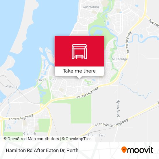 Hamilton Rd After Eaton Dr map