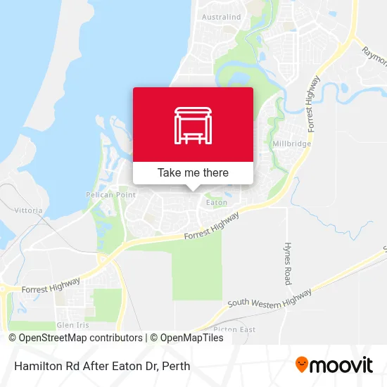 Mapa Hamilton Rd After Eaton Dr