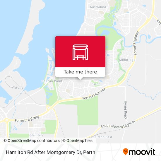 Hamilton Rd After Montgomery Dr map