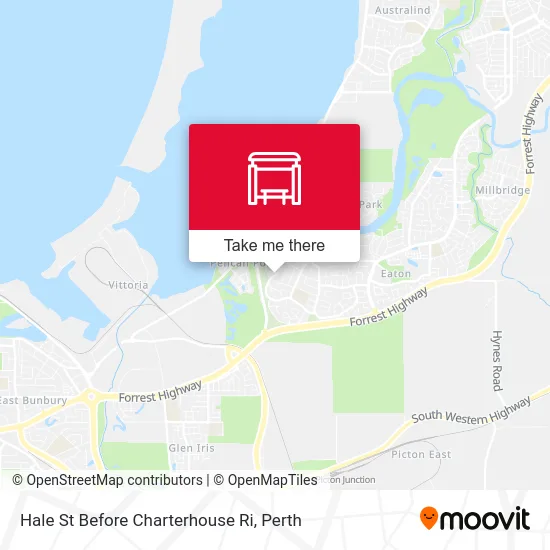 Mapa Hale St Before Charterhouse Ri