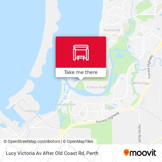 Lucy Victoria Av After Old Coast Rd map