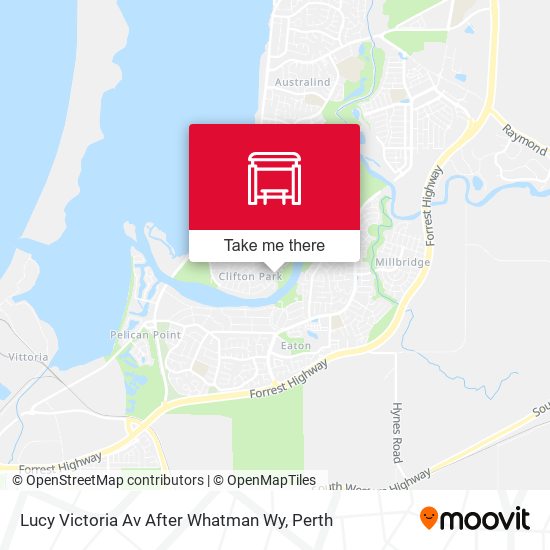 Lucy Victoria Av After Whatman Wy map