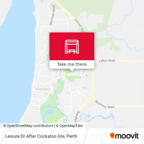 Leisure Dr After Cockatoo Gte map