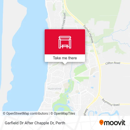 Mapa Garfield Dr After Chapple Dr