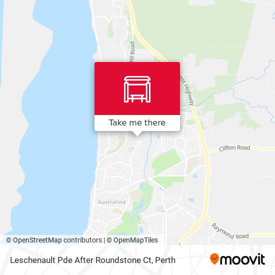 Leschenault Pde After Roundstone Ct map