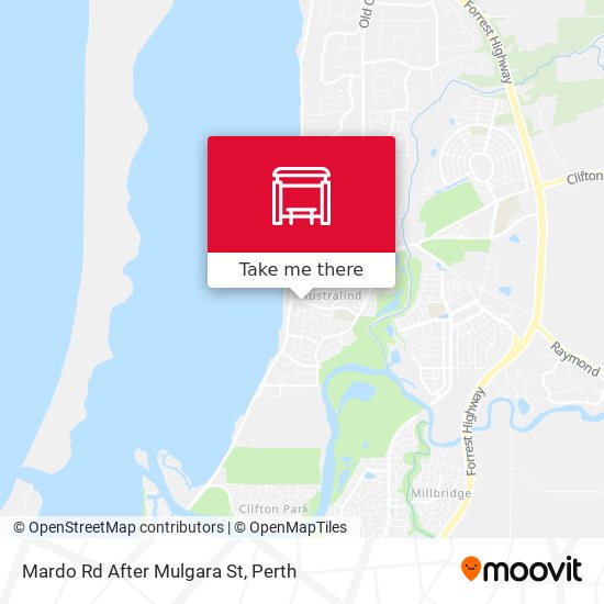 Mardo Rd After Mulgara St map