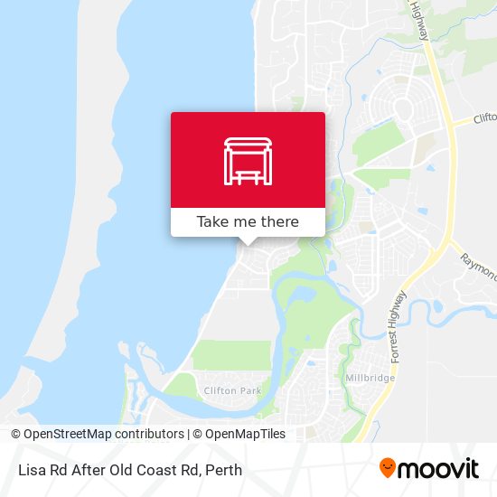Lisa Rd After Old Coast Rd map