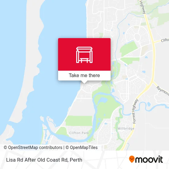 Mapa Lisa Rd After Old Coast Rd