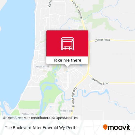 The Boulevard   After Emerald Wy map