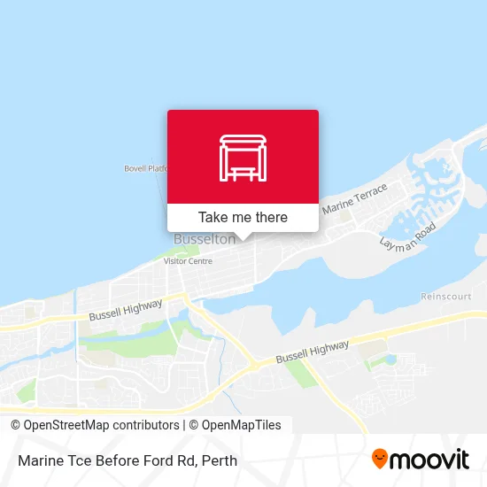 Mapa Marine Tce Before Ford Rd