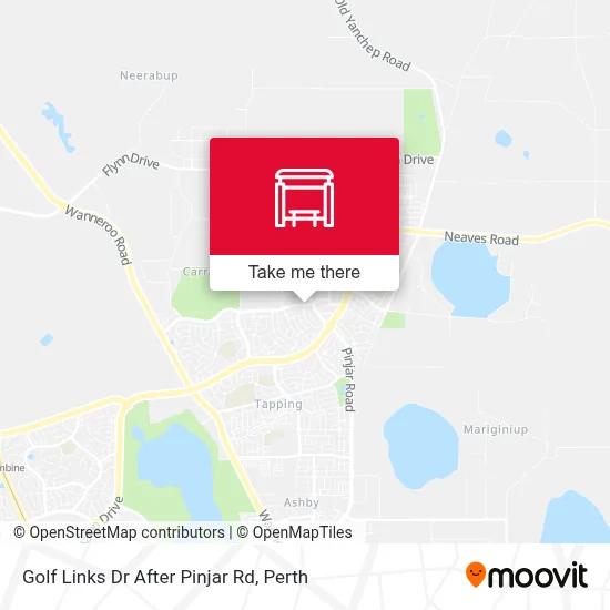 Mapa Golf Links Dr After Pinjar Rd