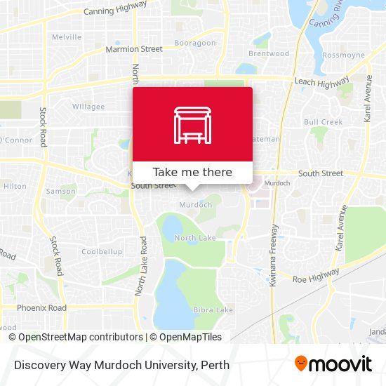 Mapa Discovery Way Murdoch University