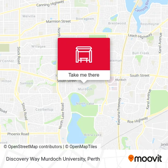 Mapa Discovery Way Murdoch University