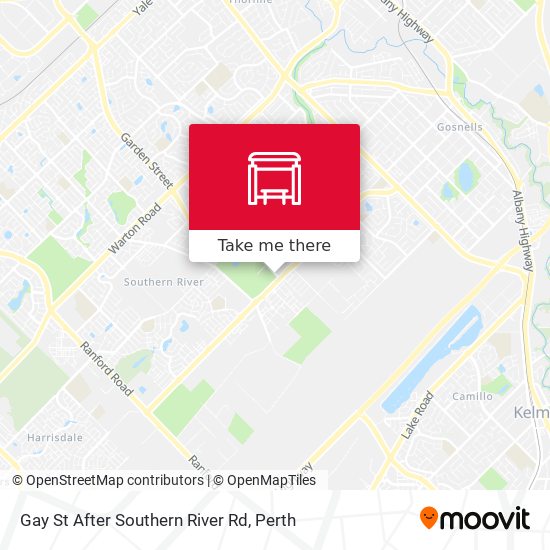 Gay St After Southern River Rd map