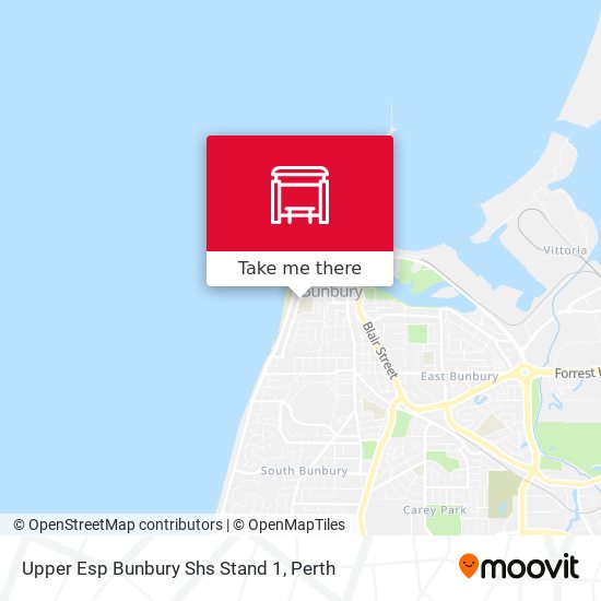 Upper Esp Bunbury Shs Stand 1 map