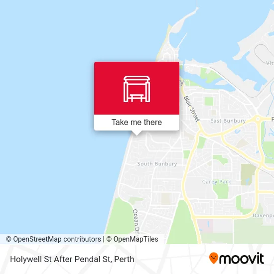 Mapa Holywell St After Pendal St