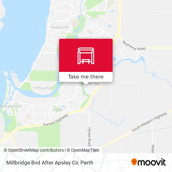 Millbridge Bvd After Apsley Cir map