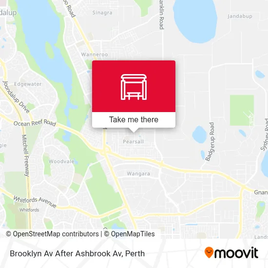 Mapa Brooklyn Av After Ashbrook Av