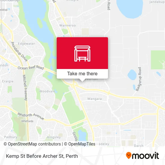 Mapa Kemp St Before Archer St