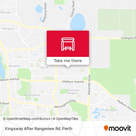 Kingsway   After Rangeview Rd map