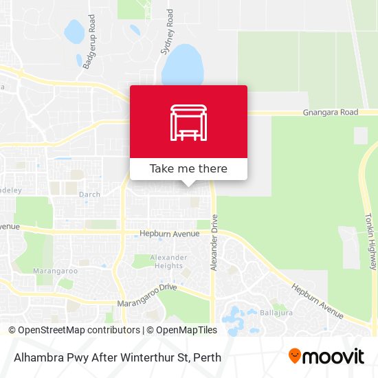 Alhambra Pwy After Winterthur St map