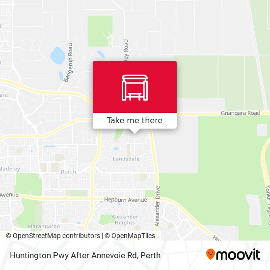 Huntington Pwy After Annevoie Rd map
