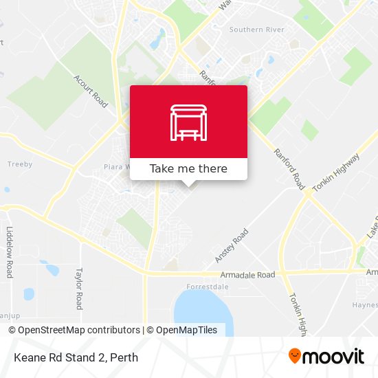 Keane Rd Stand 2 map
