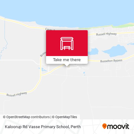 Mapa Kaloorup Rd Vasse Primary School