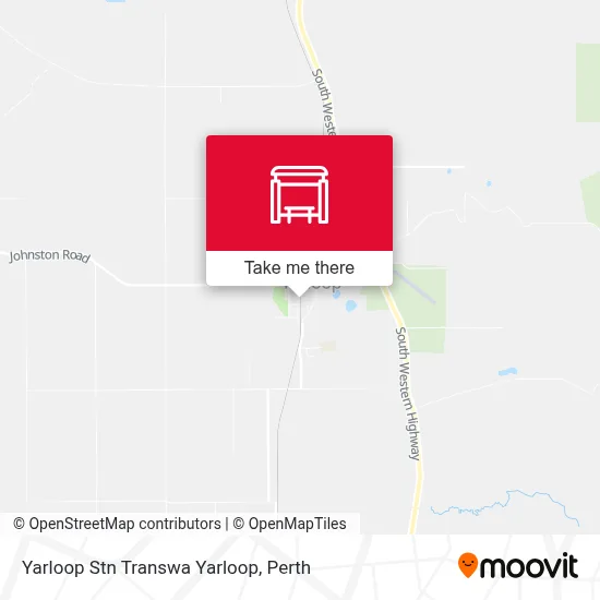 Mapa Yarloop Stn Transwa Yarloop