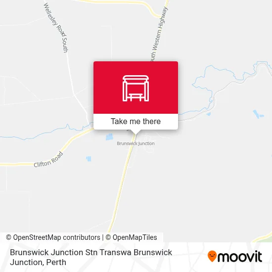Mapa Brunswick Junction Stn Transwa Brunswick Junction