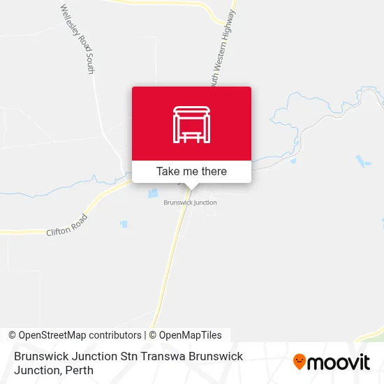 Mapa Brunswick Junction Stn Transwa Brunswick Junction