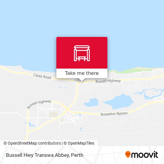 Bussell Hwy Transwa Abbey map