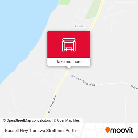 Mapa Bussell Hwy Transwa Stratham