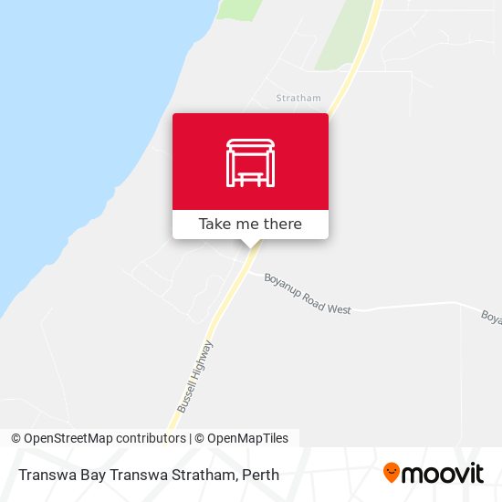 Transwa Bay Transwa Stratham map