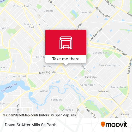 Doust St After Mills St map