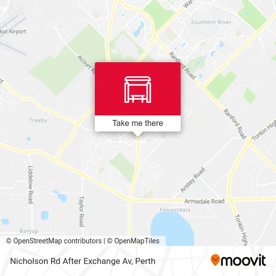 Mapa Nicholson Rd After Exchange Av