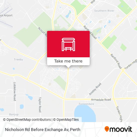 Nicholson Rd Before Exchange Av map