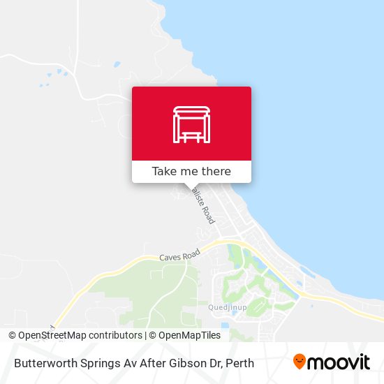 Butterworth Springs Av After Gibson Dr map