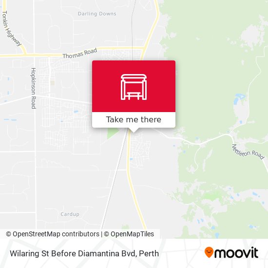 Wilaring St Before Diamantina Bvd map