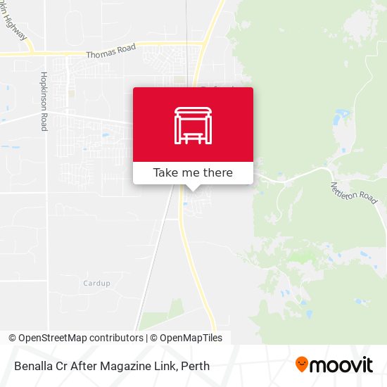 Benalla Cr After Magazine Link map