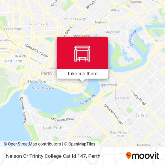 Mapa Nelson Cr Trinity College Cat Id 147