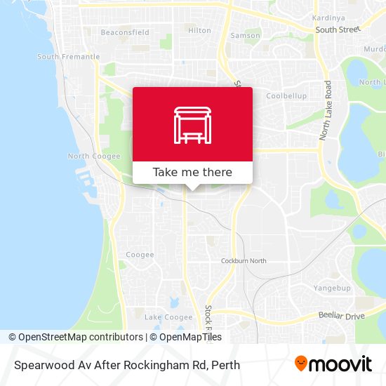 Spearwood Av After Rockingham Rd map