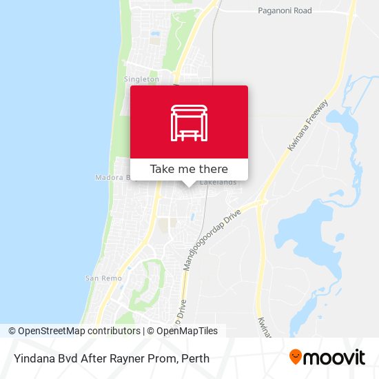 Yindana Bvd After Rayner Prom map