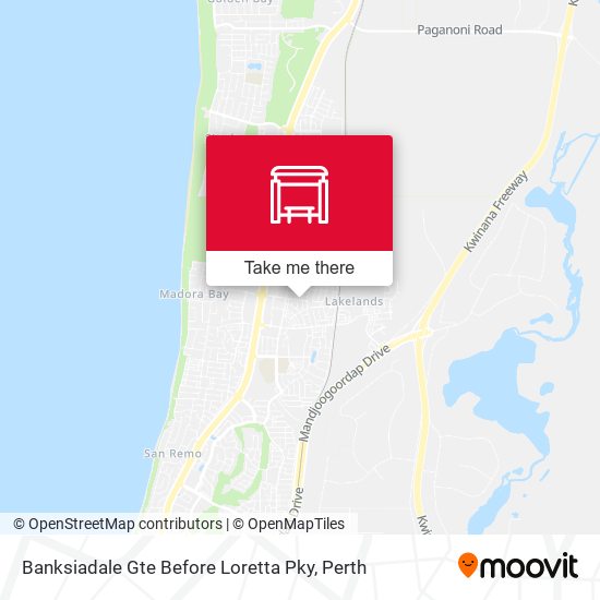 Banksiadale Gte Before Loretta Pky map